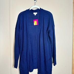 NWT SO Navy Women's Cardigan